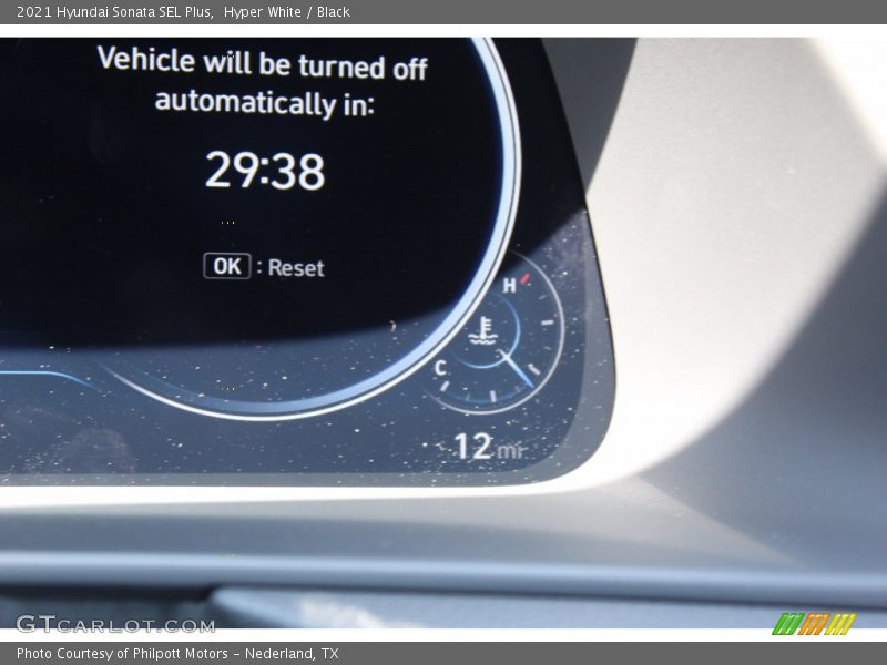 Hyper White / Black 2021 Hyundai Sonata SEL Plus