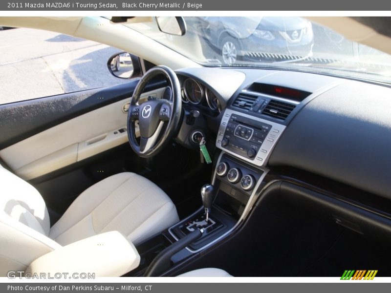 Black Cherry Metallic / Beige 2011 Mazda MAZDA6 i Touring Sedan