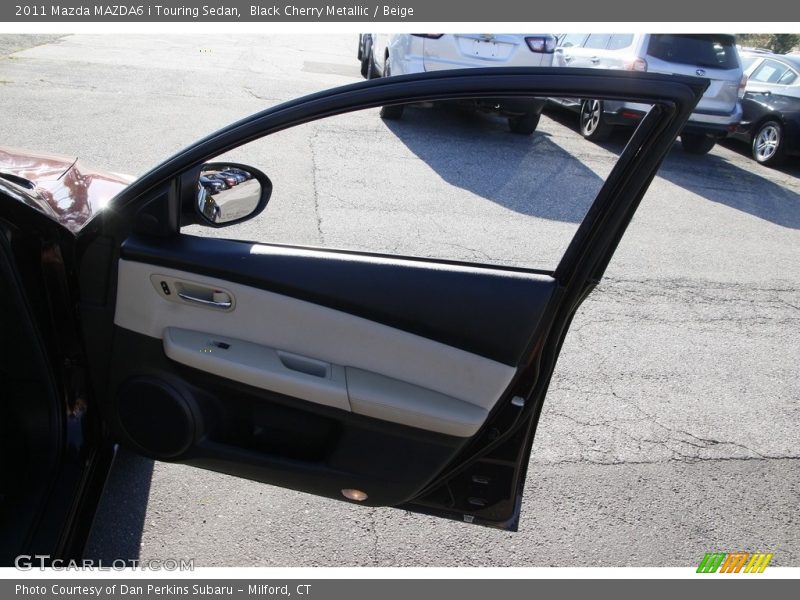 Black Cherry Metallic / Beige 2011 Mazda MAZDA6 i Touring Sedan