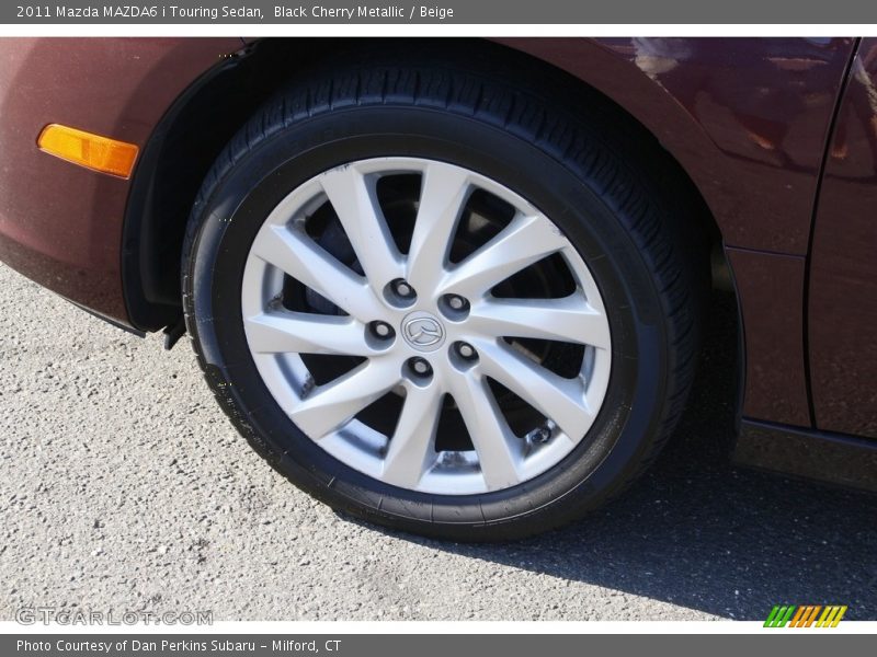 Black Cherry Metallic / Beige 2011 Mazda MAZDA6 i Touring Sedan