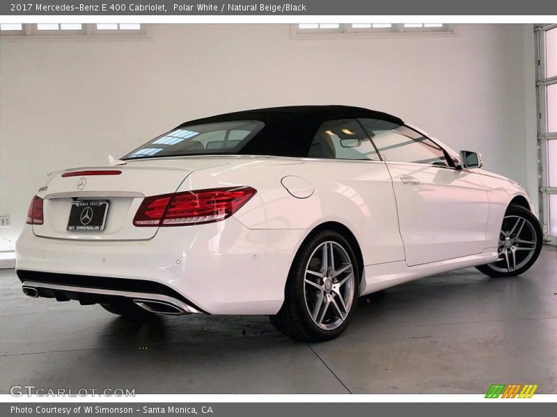 Polar White / Natural Beige/Black 2017 Mercedes-Benz E 400 Cabriolet