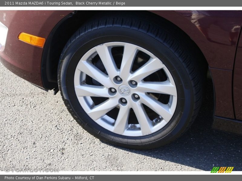 Black Cherry Metallic / Beige 2011 Mazda MAZDA6 i Touring Sedan