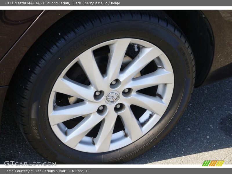 Black Cherry Metallic / Beige 2011 Mazda MAZDA6 i Touring Sedan