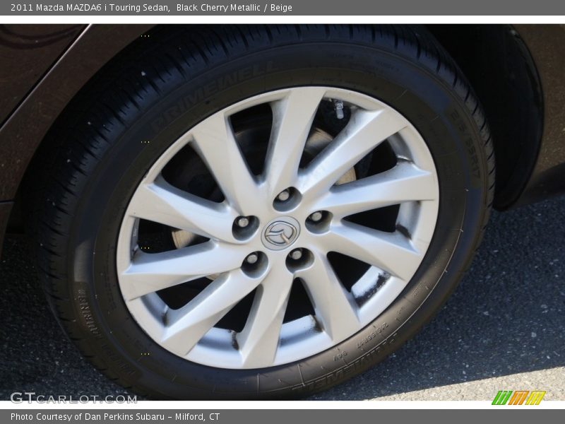 Black Cherry Metallic / Beige 2011 Mazda MAZDA6 i Touring Sedan