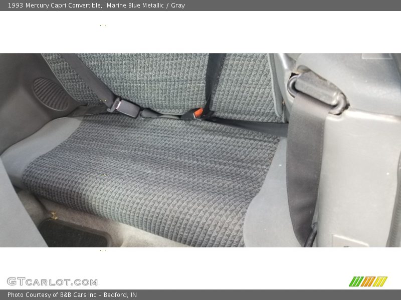 Marine Blue Metallic / Gray 1993 Mercury Capri Convertible