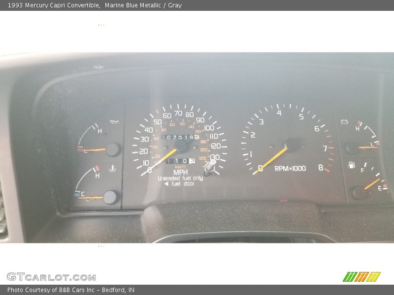  1993 Capri Convertible Convertible Gauges