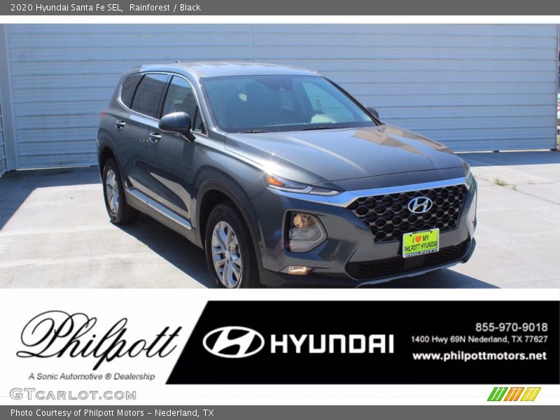 Rainforest / Black 2020 Hyundai Santa Fe SEL