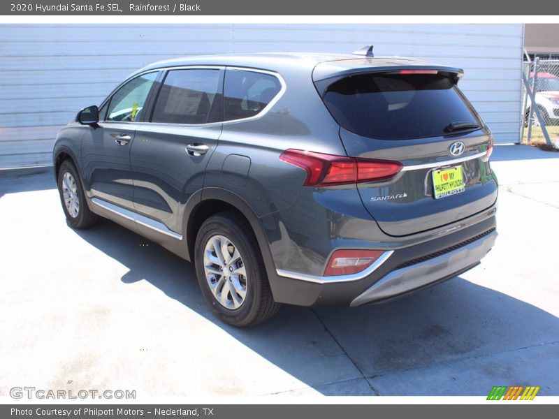 Rainforest / Black 2020 Hyundai Santa Fe SEL