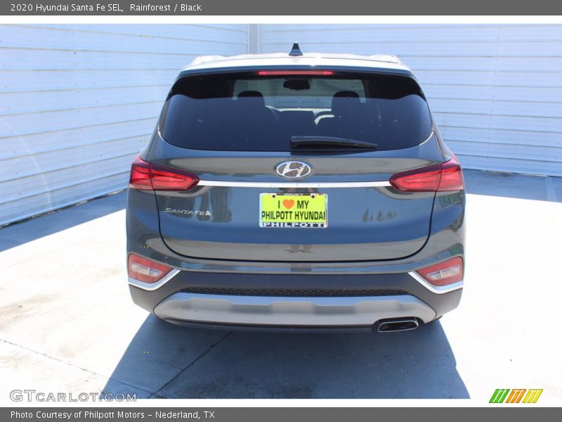 Rainforest / Black 2020 Hyundai Santa Fe SEL