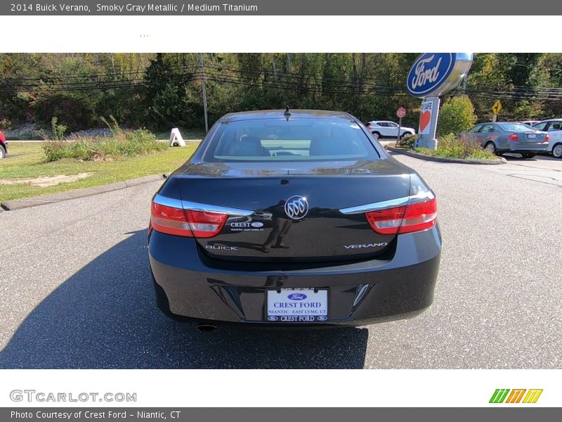 Smoky Gray Metallic / Medium Titanium 2014 Buick Verano