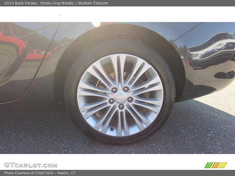 Smoky Gray Metallic / Medium Titanium 2014 Buick Verano