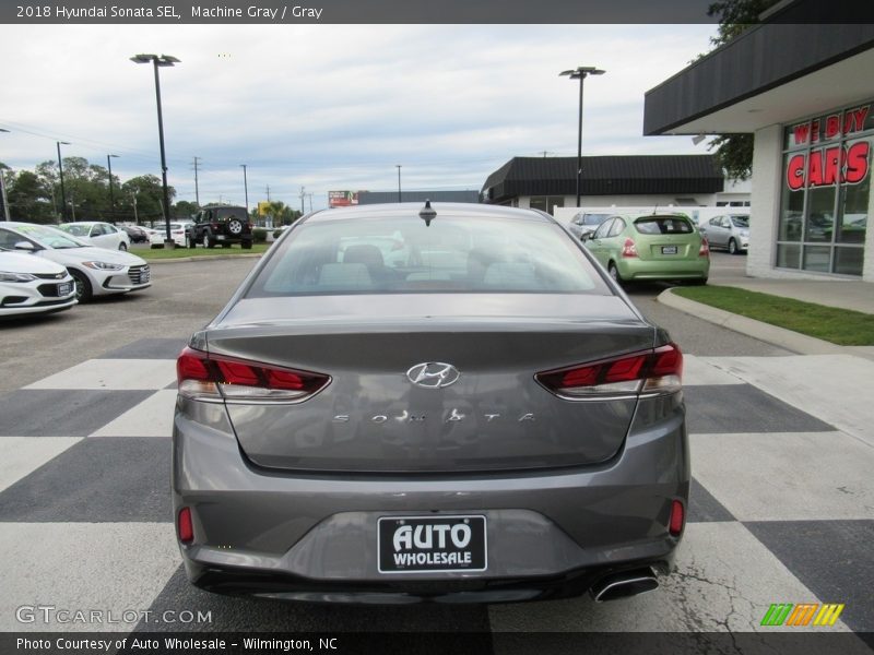 Machine Gray / Gray 2018 Hyundai Sonata SEL