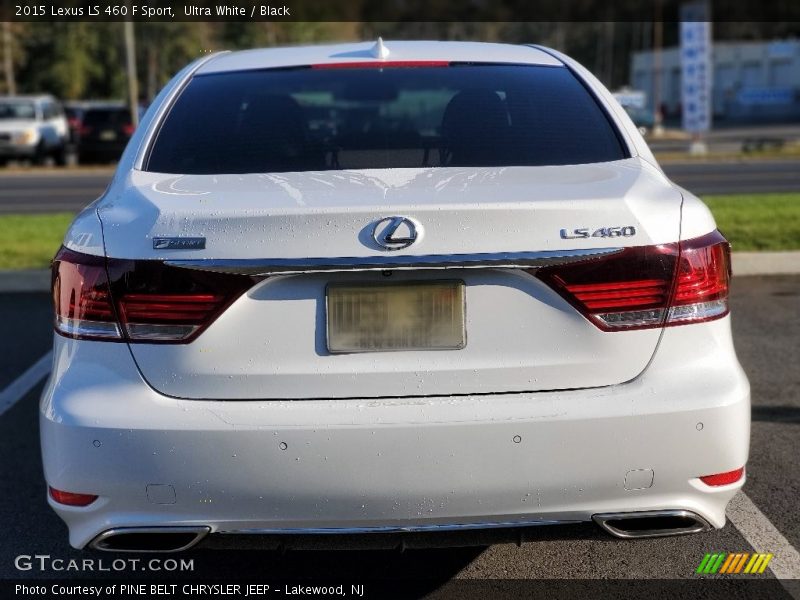 Ultra White / Black 2015 Lexus LS 460 F Sport