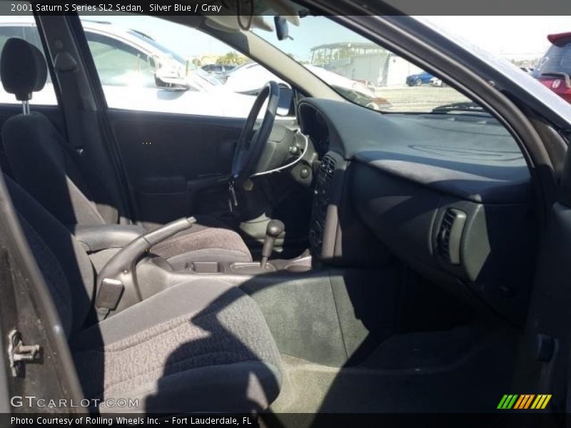 Silver Blue / Gray 2001 Saturn S Series SL2 Sedan