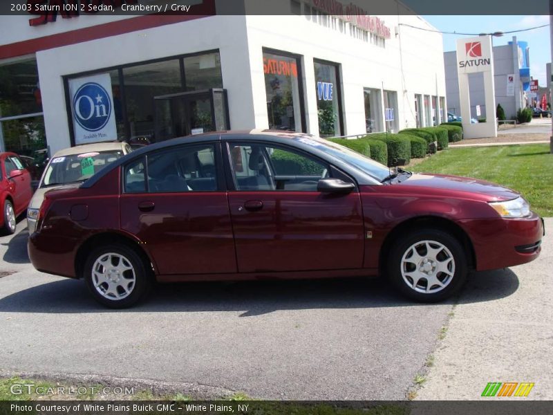 Cranberry / Gray 2003 Saturn ION 2 Sedan