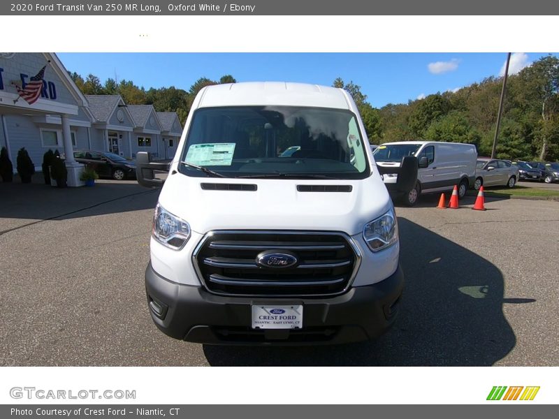 Oxford White / Ebony 2020 Ford Transit Van 250 MR Long