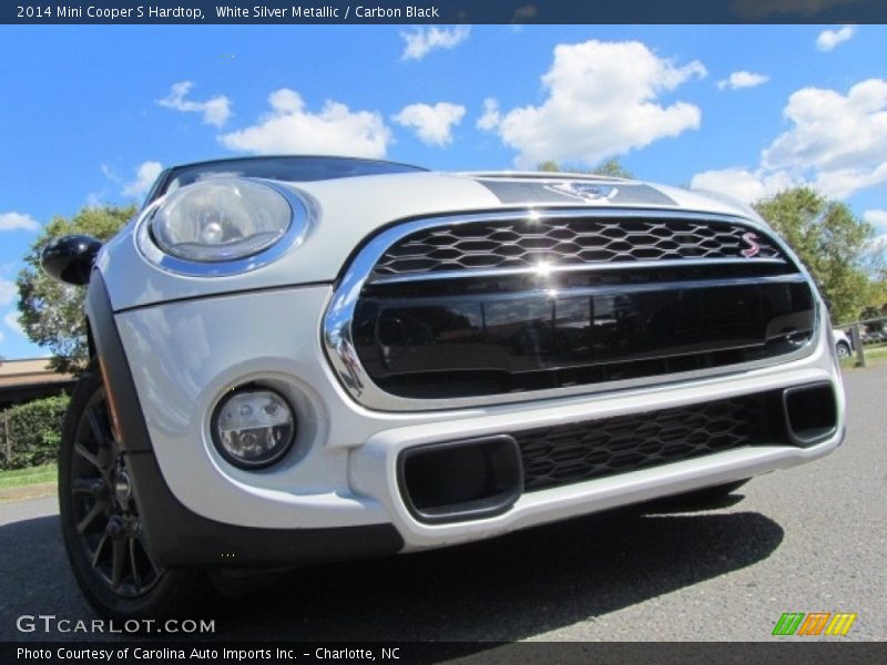 White Silver Metallic / Carbon Black 2014 Mini Cooper S Hardtop