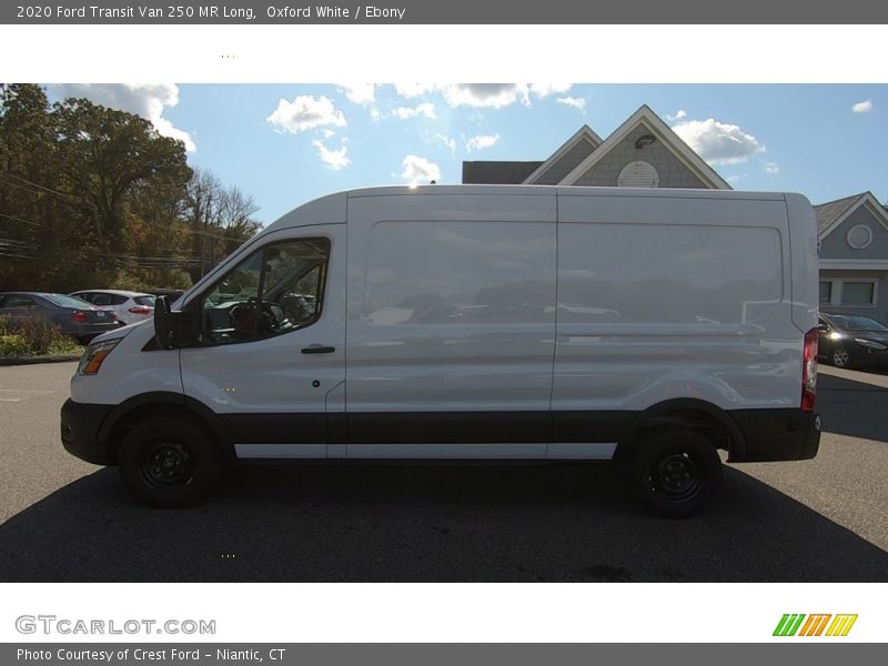 Oxford White / Ebony 2020 Ford Transit Van 250 MR Long