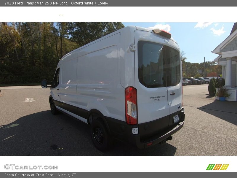 Oxford White / Ebony 2020 Ford Transit Van 250 MR Long