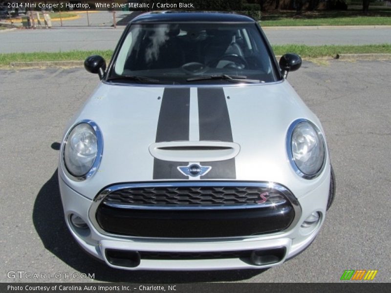 White Silver Metallic / Carbon Black 2014 Mini Cooper S Hardtop