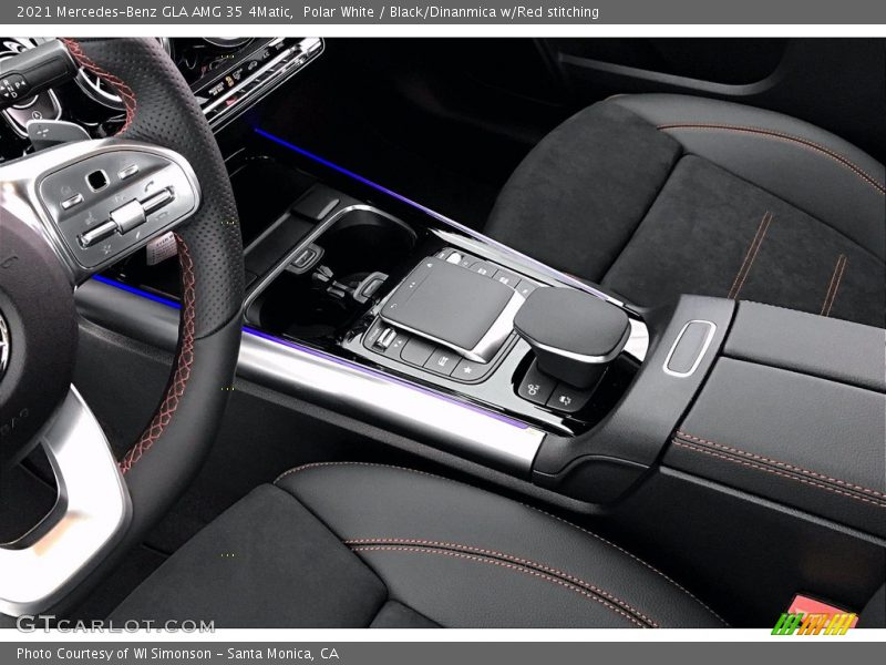 Controls of 2021 GLA AMG 35 4Matic