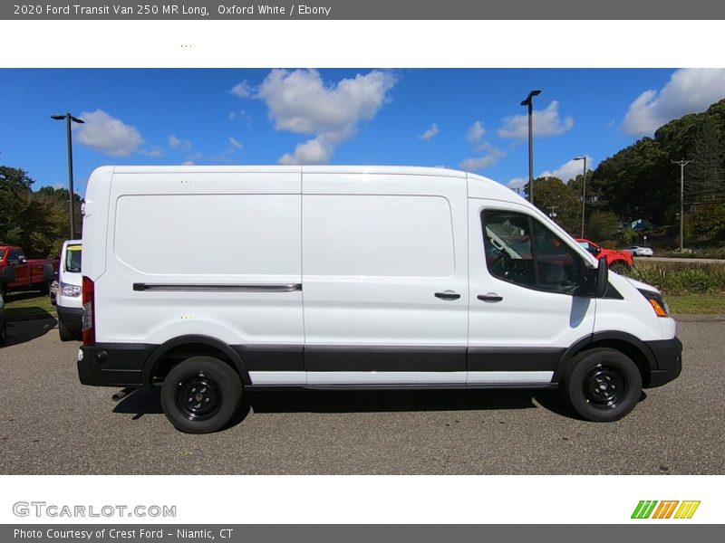 Oxford White / Ebony 2020 Ford Transit Van 250 MR Long