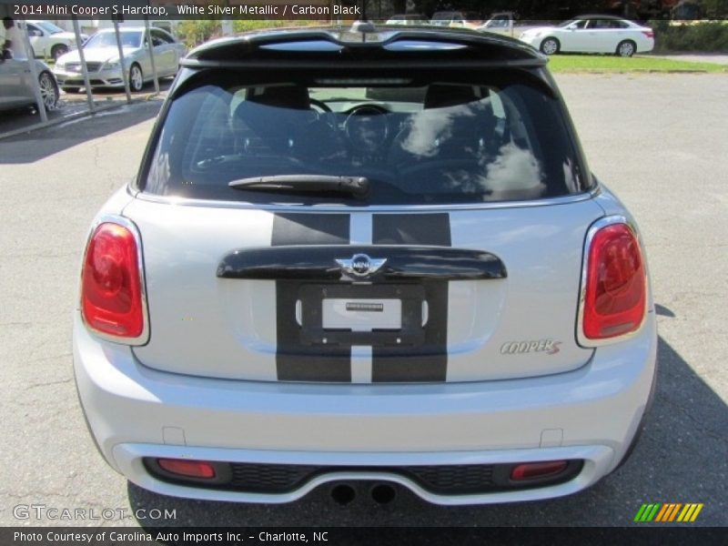 White Silver Metallic / Carbon Black 2014 Mini Cooper S Hardtop