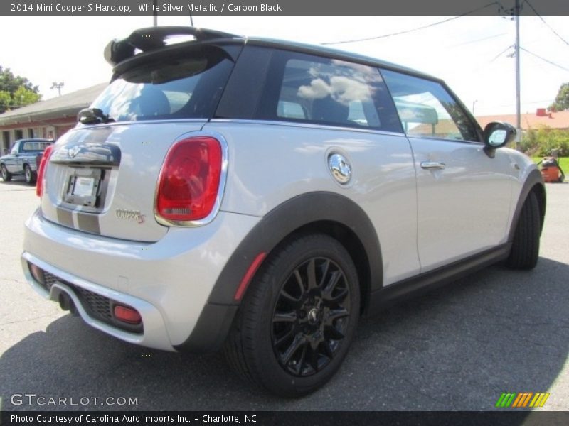 White Silver Metallic / Carbon Black 2014 Mini Cooper S Hardtop