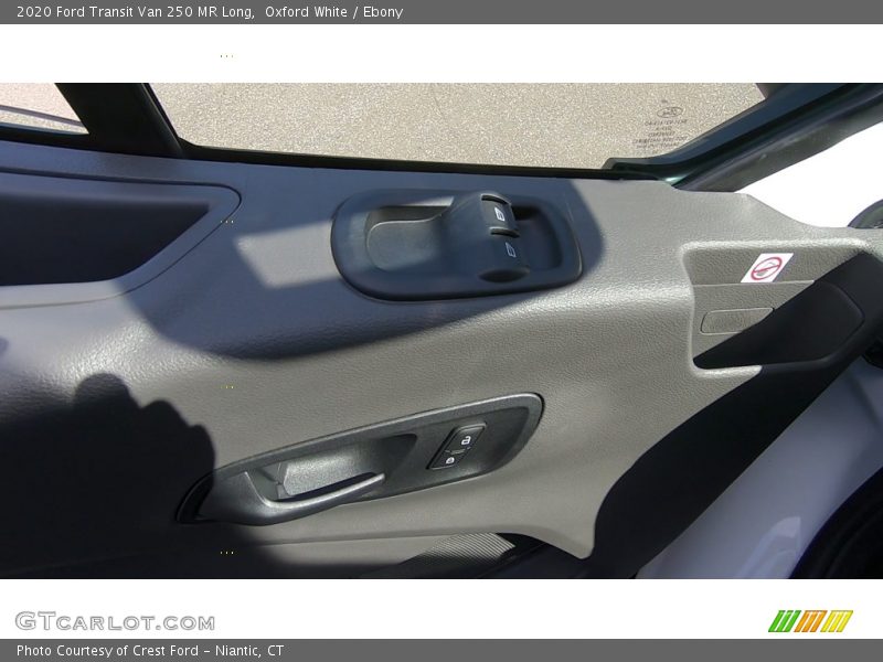 Oxford White / Ebony 2020 Ford Transit Van 250 MR Long