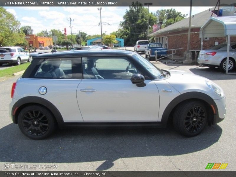 White Silver Metallic / Carbon Black 2014 Mini Cooper S Hardtop