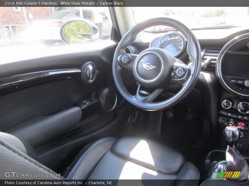 White Silver Metallic / Carbon Black 2014 Mini Cooper S Hardtop
