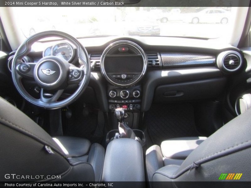 White Silver Metallic / Carbon Black 2014 Mini Cooper S Hardtop