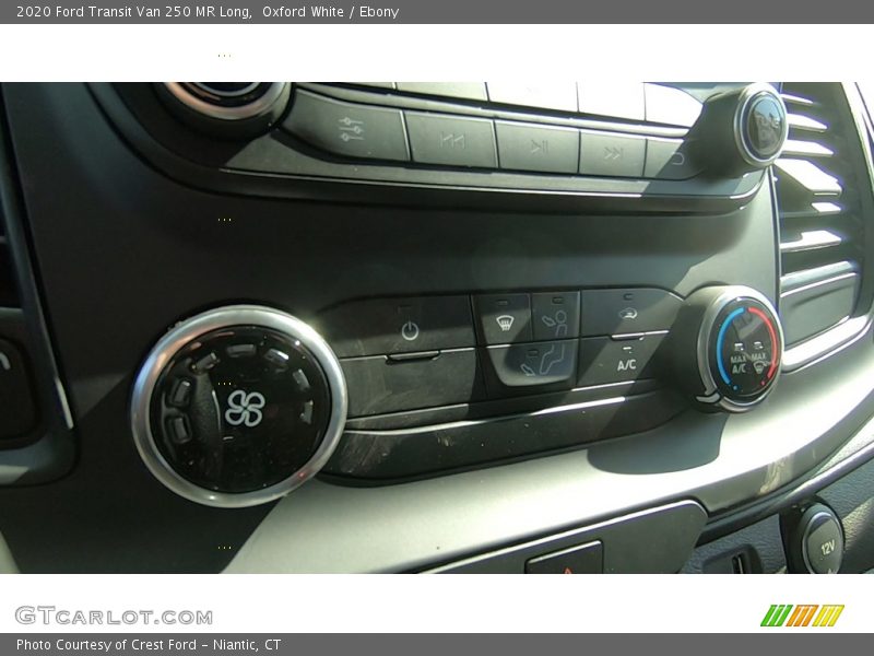 Oxford White / Ebony 2020 Ford Transit Van 250 MR Long