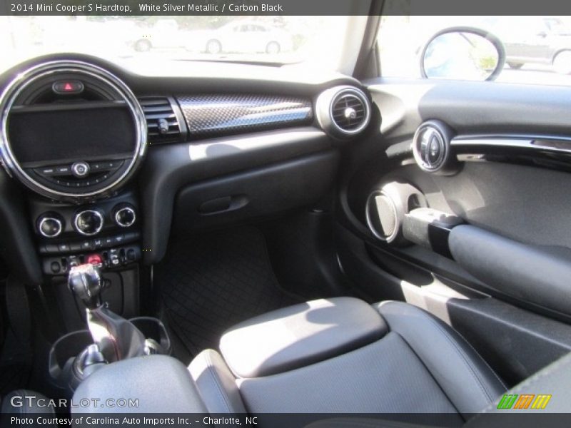 White Silver Metallic / Carbon Black 2014 Mini Cooper S Hardtop