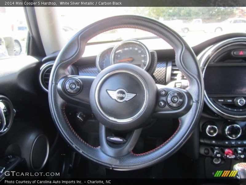 White Silver Metallic / Carbon Black 2014 Mini Cooper S Hardtop