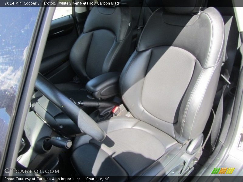 White Silver Metallic / Carbon Black 2014 Mini Cooper S Hardtop