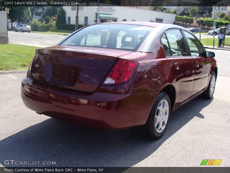 Cranberry / Gray 2003 Saturn ION 2 Sedan