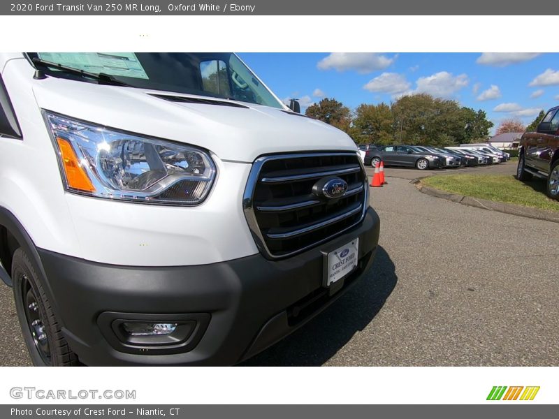 Oxford White / Ebony 2020 Ford Transit Van 250 MR Long