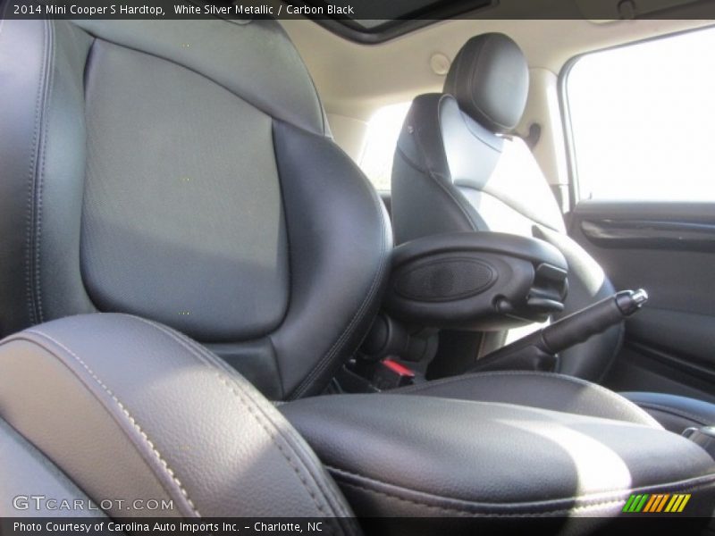 White Silver Metallic / Carbon Black 2014 Mini Cooper S Hardtop