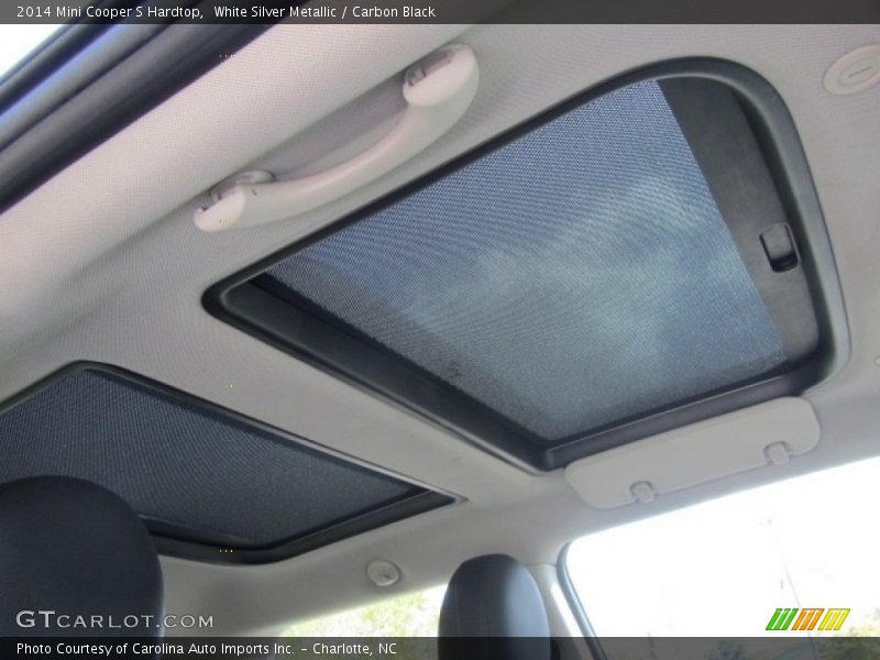 White Silver Metallic / Carbon Black 2014 Mini Cooper S Hardtop
