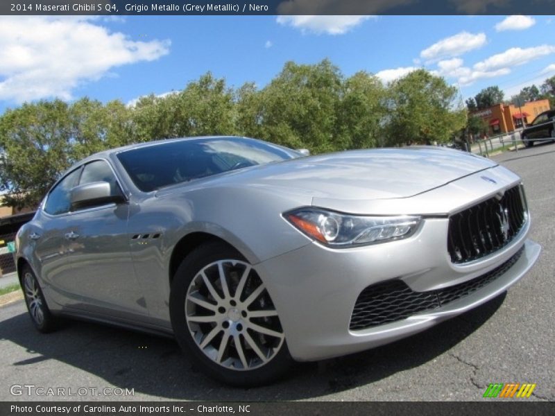 Grigio Metallo (Grey Metallic) / Nero 2014 Maserati Ghibli S Q4