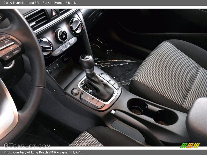 Sunset Orange / Black 2019 Hyundai Kona SEL