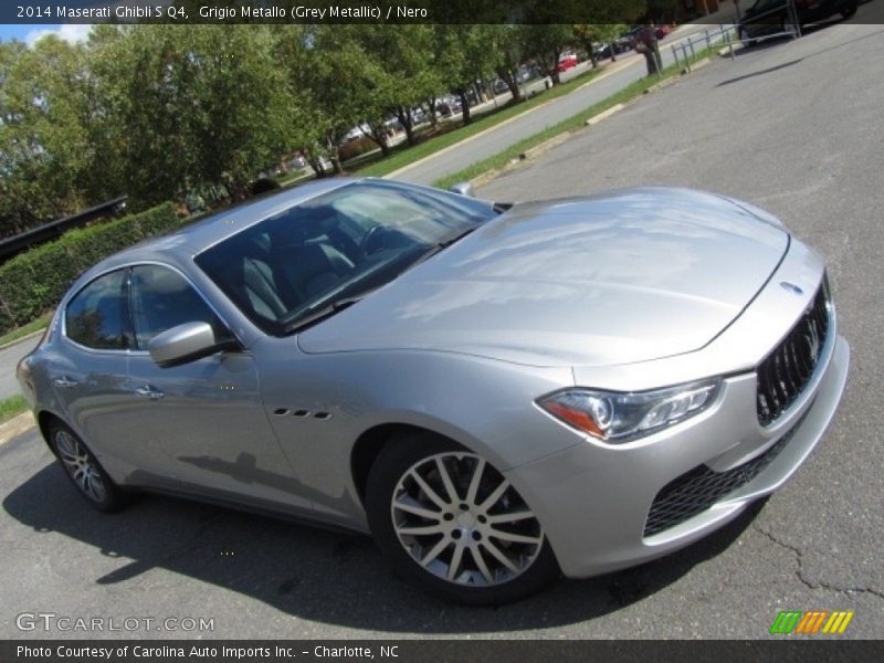 Grigio Metallo (Grey Metallic) / Nero 2014 Maserati Ghibli S Q4