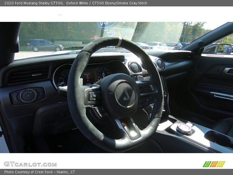 Oxford White / GT500 Ebony/Smoke Gray Stitch 2020 Ford Mustang Shelby GT500