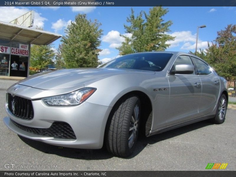 Grigio Metallo (Grey Metallic) / Nero 2014 Maserati Ghibli S Q4