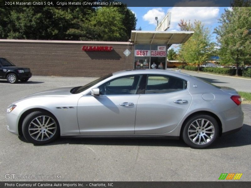 Grigio Metallo (Grey Metallic) / Nero 2014 Maserati Ghibli S Q4
