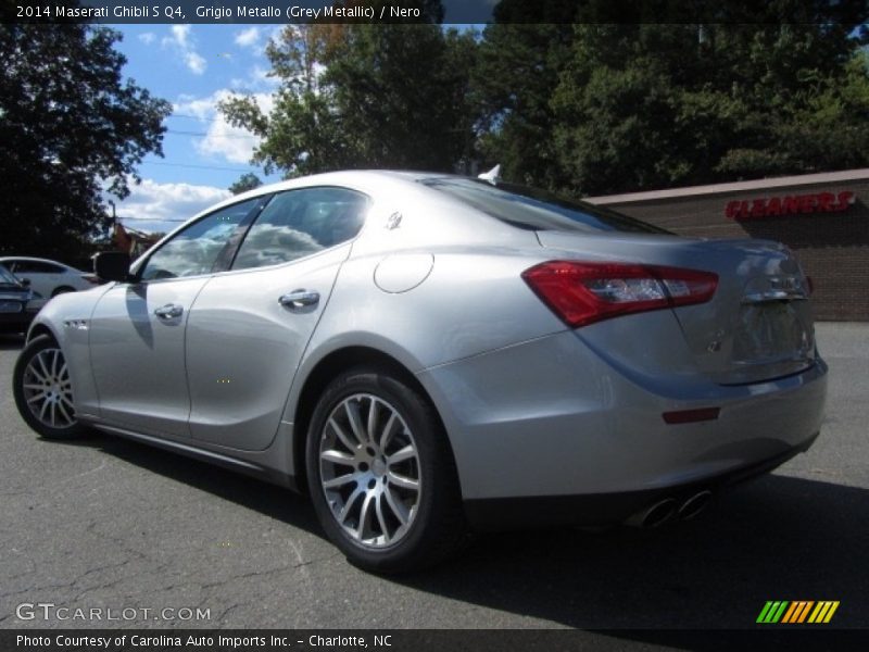 Grigio Metallo (Grey Metallic) / Nero 2014 Maserati Ghibli S Q4