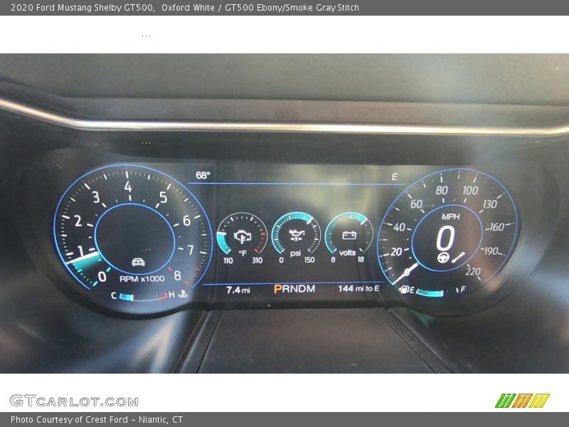  2020 Mustang Shelby GT500 Shelby GT500 Gauges