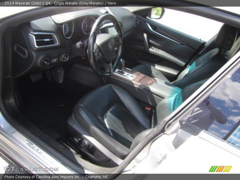 Grigio Metallo (Grey Metallic) / Nero 2014 Maserati Ghibli S Q4
