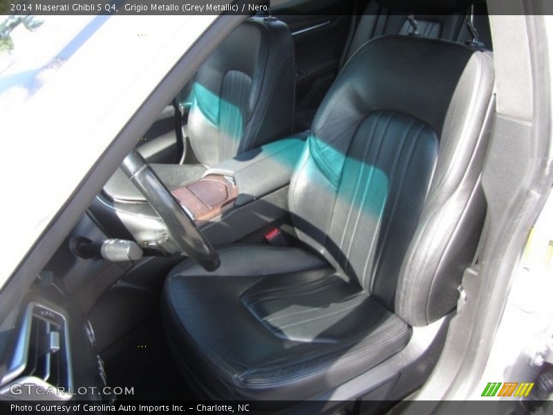 Grigio Metallo (Grey Metallic) / Nero 2014 Maserati Ghibli S Q4